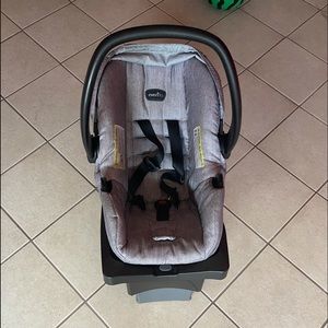 Stroller with baby car seat